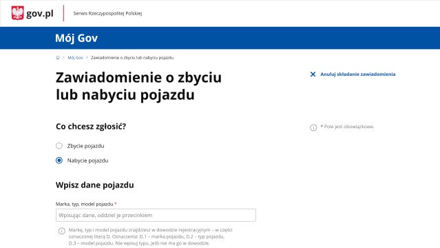 Zgłoszenie Nabycia Przez Gov.pl – Jak To Zrobić | Polskiautohandel.pl